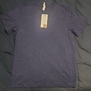 Bella Canvas Men's Navy Speckled Tee Medium
